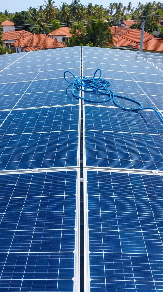 Commercial solar installation in Colombo