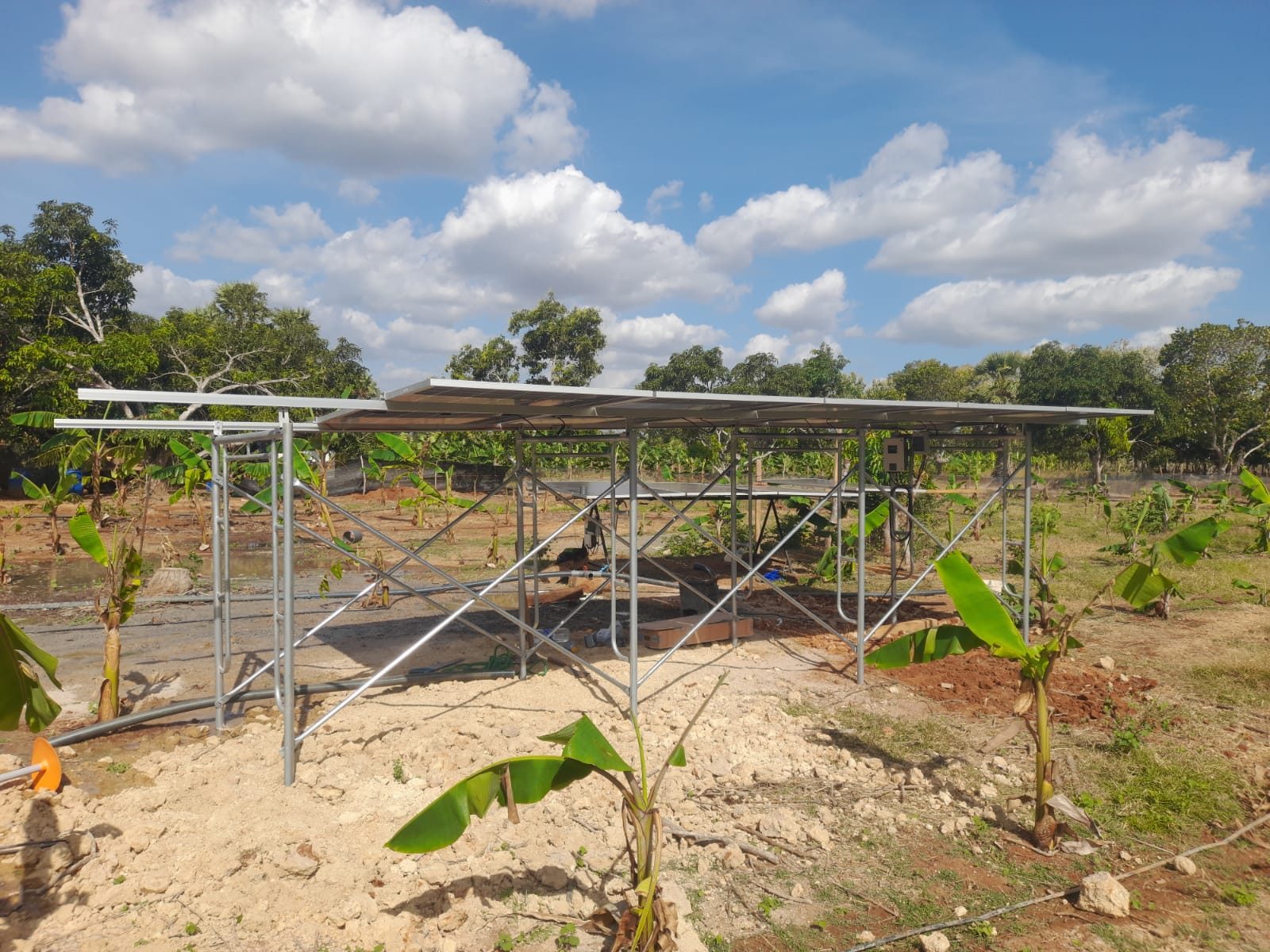 1.5kW solar pump system installed at Uyilankulam, Mannar